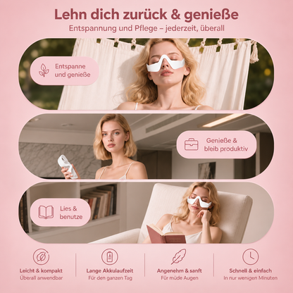 GlowLift Rotlichtbrille - 2-in-1 Rotlicht-Brille für strahlende Augen