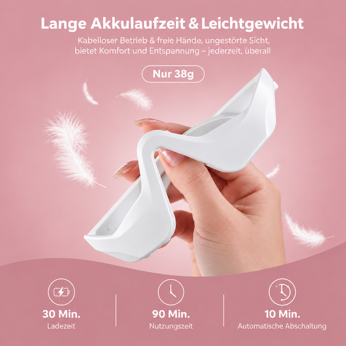 GlowLift Rotlichtbrille - 2-in-1 Rotlicht-Brille für strahlende Augen